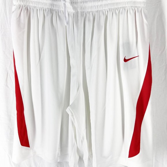Nike Womens Dri-Fit White Basketball Shorts Size M, L
